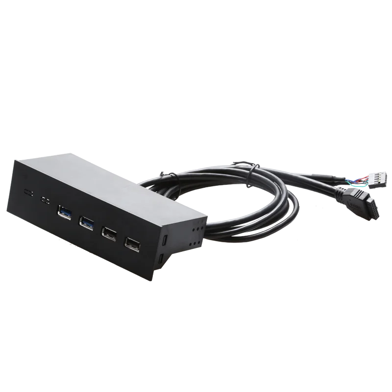 5.25 inch computer front panel with 2 USB3.0 2 USB2.0 function bay computer