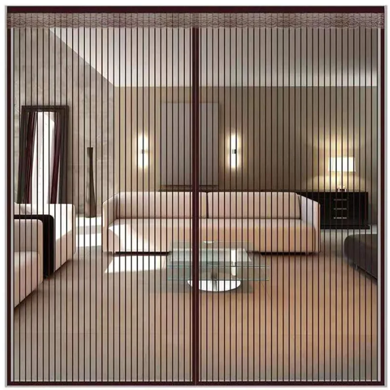 anti mosquito door curtain magnetic self priming soft screen door screen window door