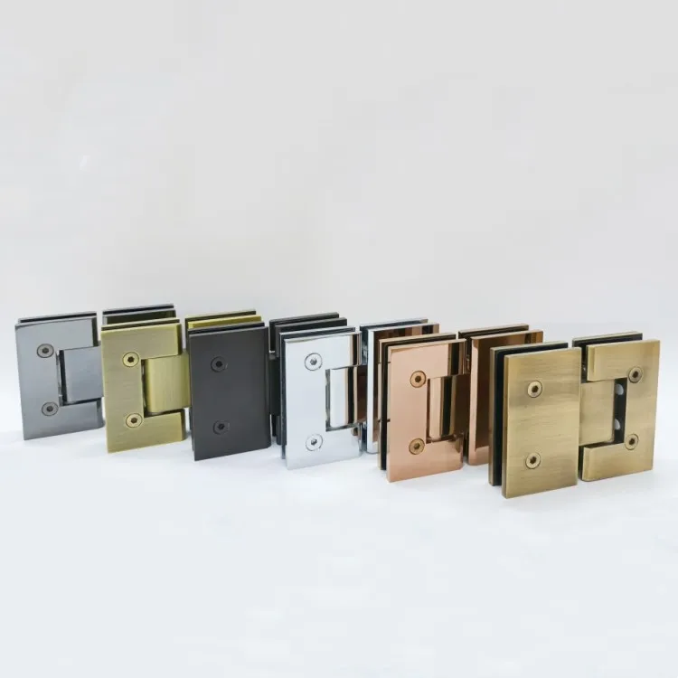 Australia Hot sale shower door hinge Brass hinge standard glass to glass shower door hardware