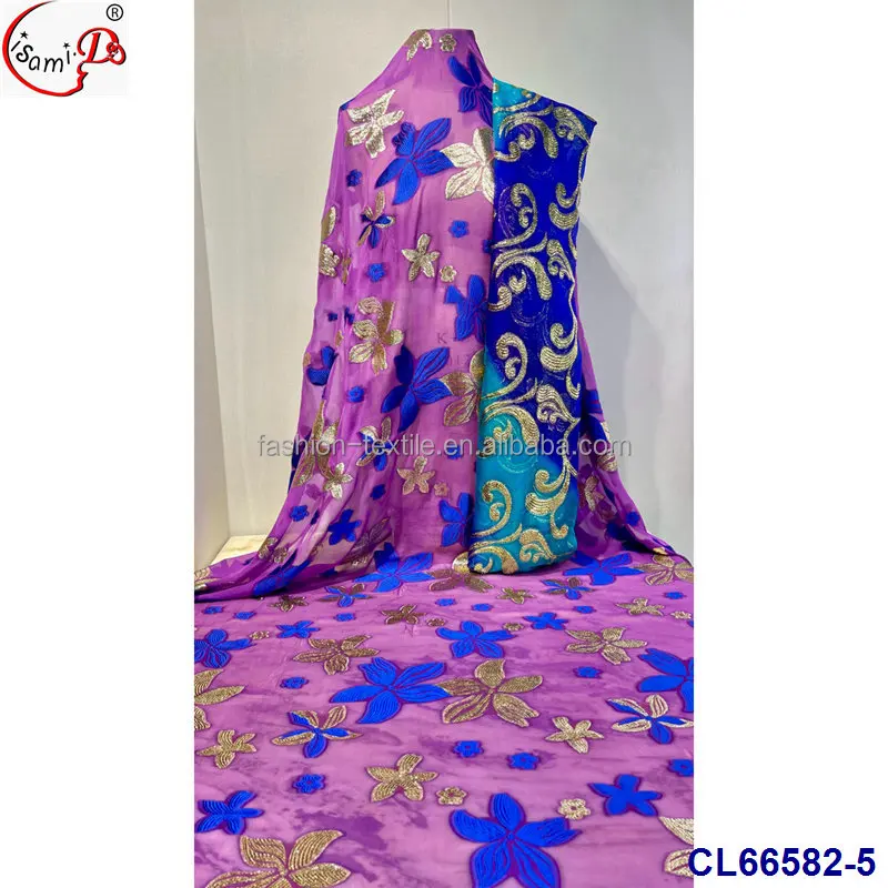 High quality Elegant multi color dirac gabasaar maqbal fransawi Sudanese dress soft style lisami luxury  design silk