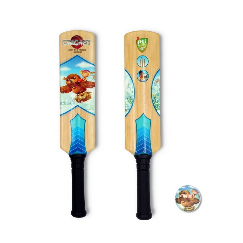 Mini sport training soft foam kids pu cricket ball kit toy for children