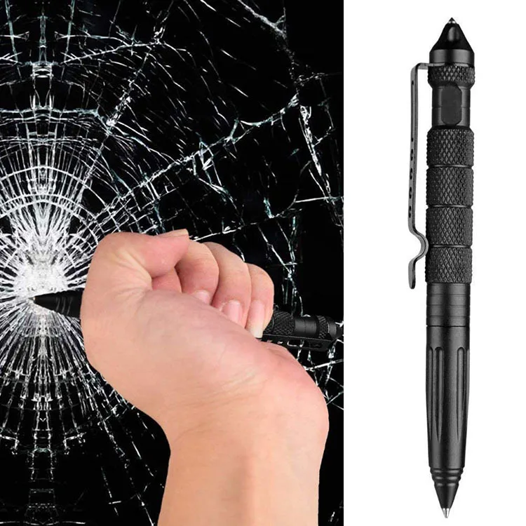 Outdoor Camping Supplies Multifunctional Tactical Pen Broken Window Pen Tungsten Steel Field Self-Defense Pen