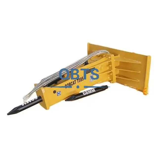 Hydraulic Hammer for Skid Steer Loader  QBTS Rock Pavement Demolition Hydraulic Hammer Construction Machine For Komatsu