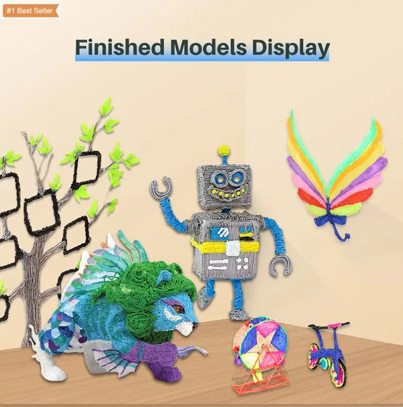 2022 New Touch Screen 3D Printing Pen With Micro Design Drawing Creative Toy Birthday Gift For Kids Set Diy 3D Printing Pen