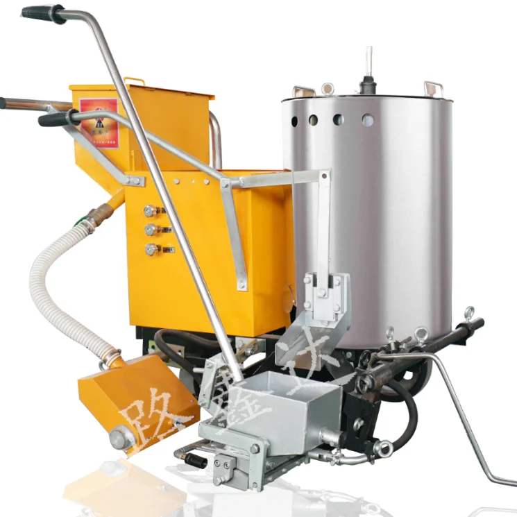 LXD860 traffic signs printing hot melt  paint hand push thermoplastic road marking equipment