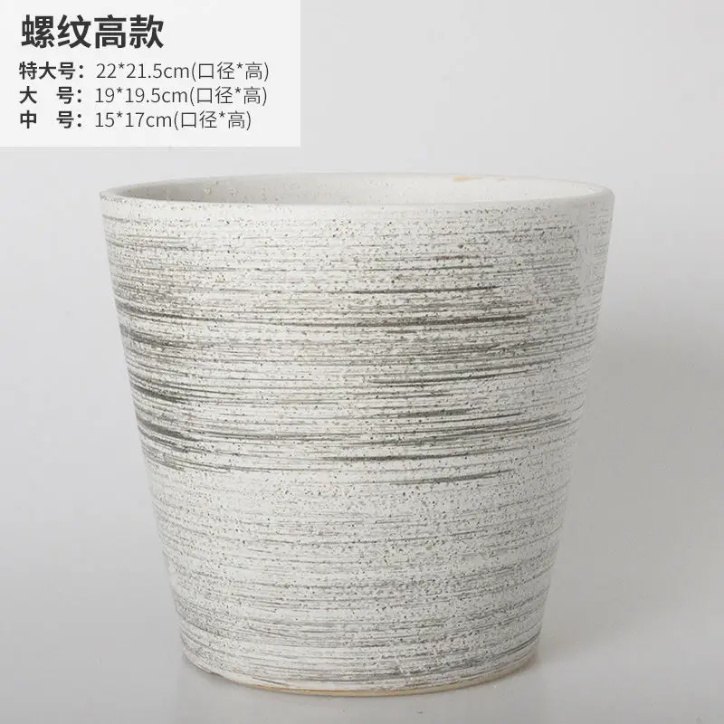 
European-style flowerpot ceramic landing balcony living room tabletop orchid pot custom Chinese manufacturers 