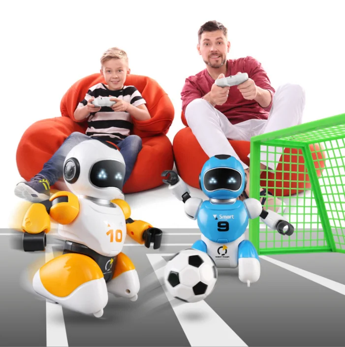 Amazon 2022 New Hot Selling Kids Electric Programmable Remote Control Soccer Robot Indoor Family Game Toy For Kids 3 Years & Up