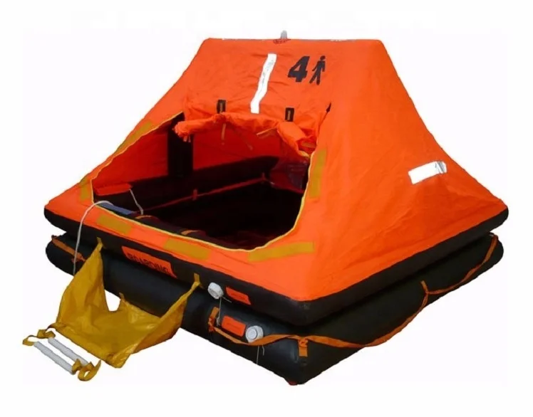 Manufacture wholesale SOLAS EC sea marine rescue 6 10 20 25 person inflatable life raft