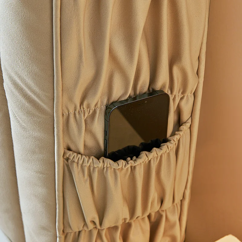 Solid Color Washable Removable Dust Proof Stretch Bed Head Protector Cover