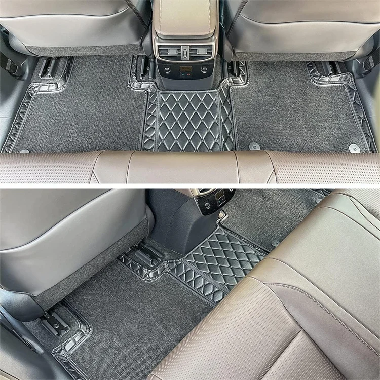 Factory directly double layer 7D car floor mat for lexus RX350 RX350H RX450H RX500H