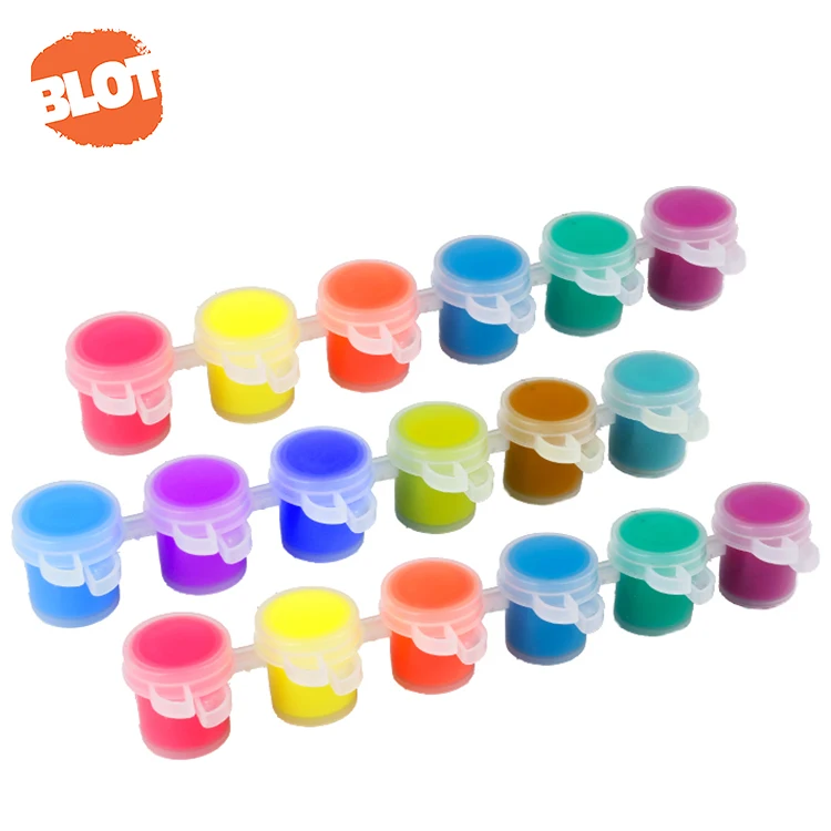 BLOT BRPT800006 26 Colors Mini Tube Packing Washable Fluorescent Poster Color Paint Set For Kids Adults