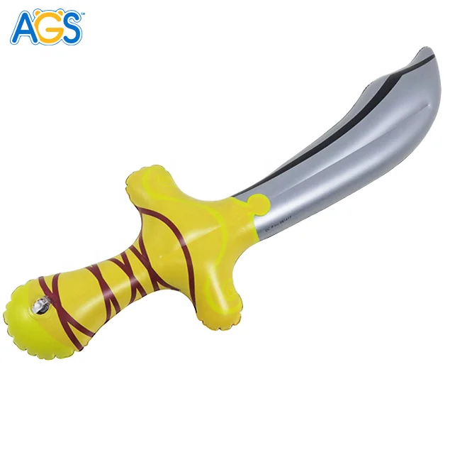 Inflatable Pirates Sword Birthday Party Supplies Cosplay Toys Stage Props Summer Pool Swimming Party Water Toys
