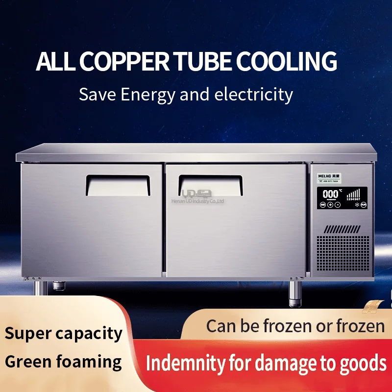 Commercial Kitchen Restaurant Workbench Refrigerator Under Counter Fridge Freezer For Sale
