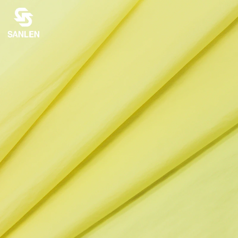 Прозрачная тонкая морщинчатая ткань 20D 420T с полиуретановым покрытием 100% нейлоновая для рыбалки UPF 50 UV Защитная куртка