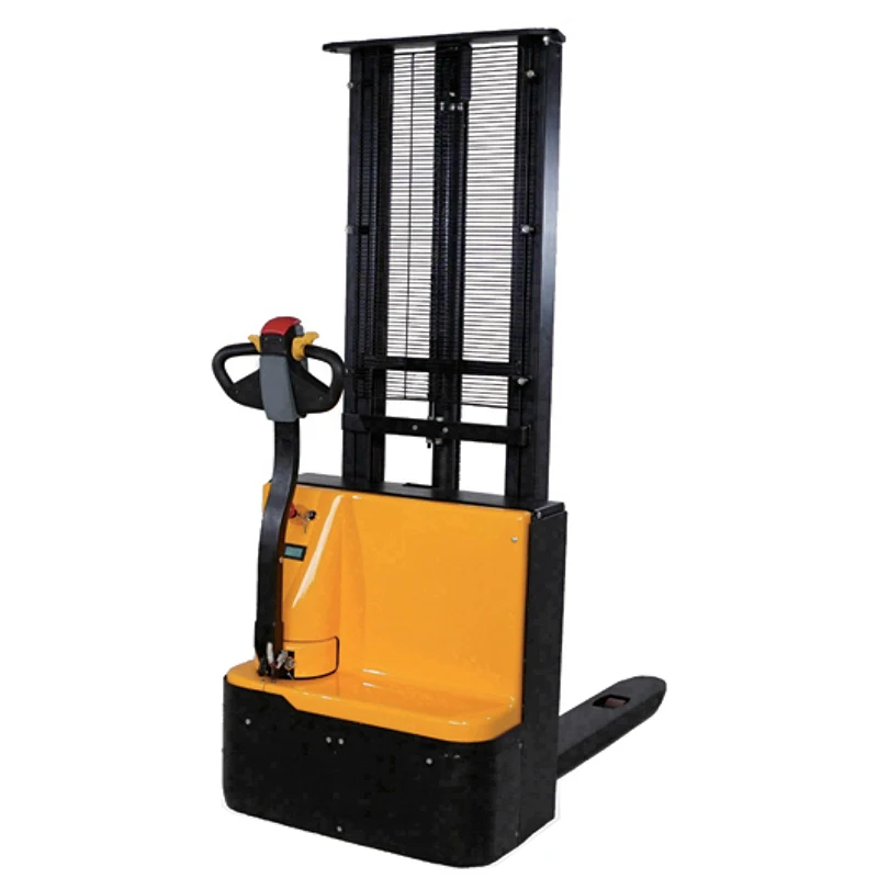 1 ton 3m electric stacker DC motor economical full-automatic stacker with 3 stage mast