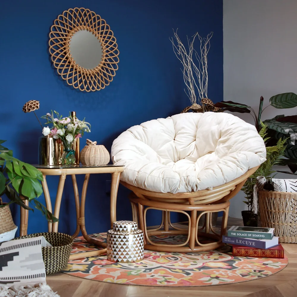 
Outdoor Garden Furniture Set Recliners Cafe Egg Lounge Beach Reclining Bar Hotel Rattan Chairs 