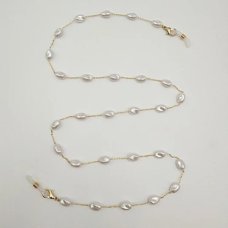 Beaded Eyeglass Strap Glass Trimmimg Chain With Chain