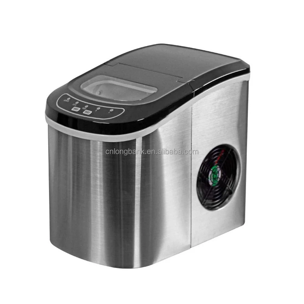 Круглое устройство для производства кубиков льда, портативный мини-генератор льда, производитель, распродажа, знаменитый производитель, 12 кг/24 часа, кнопка R600a/26 г