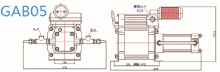 air driven air booster pumpGAB05