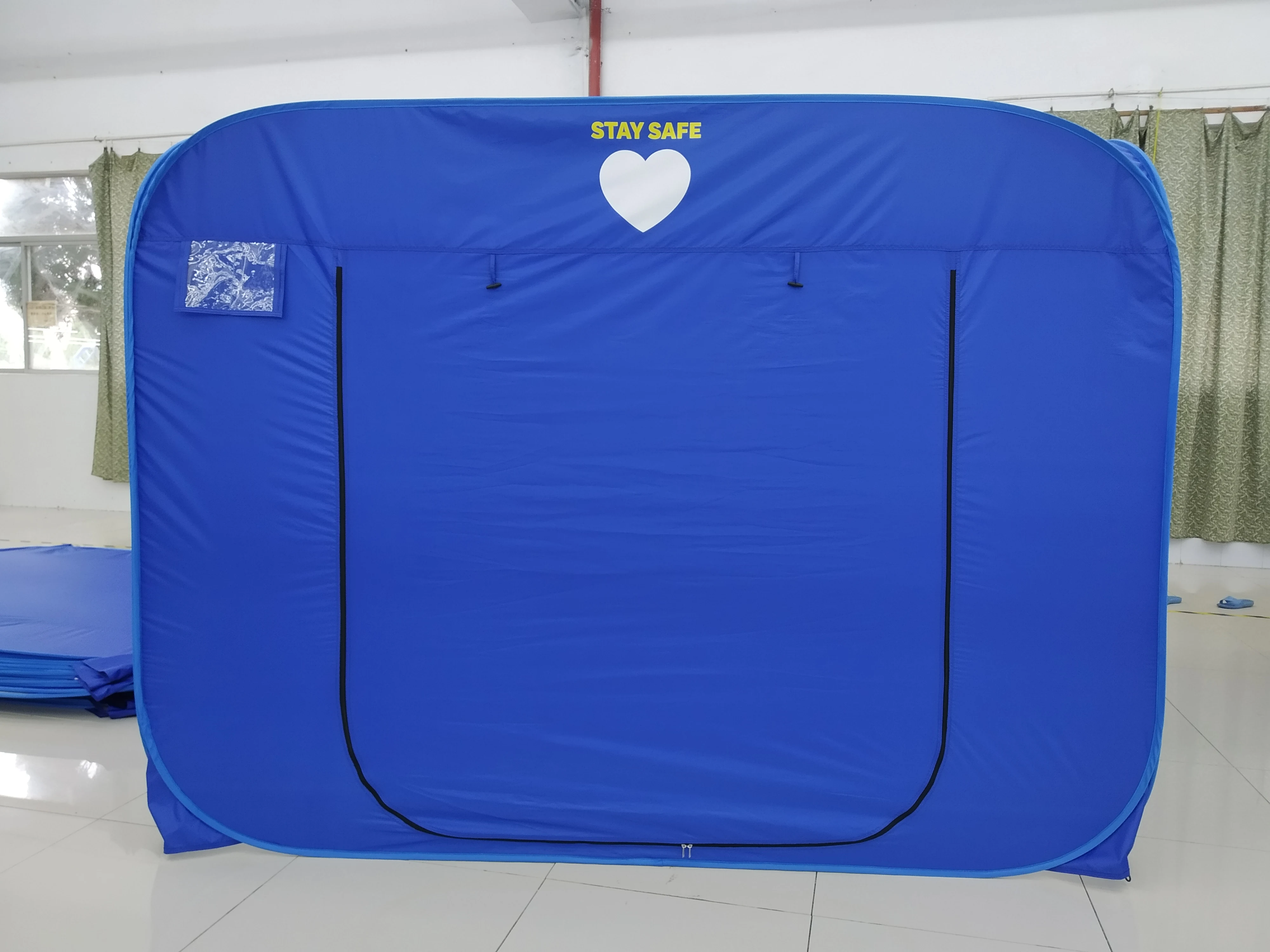 WZFQ модульный внутренний укрытие для аварийной эвакуации с поролоновой прокладкой переносная Выдвижная кубическая карантинная палатка беженцев