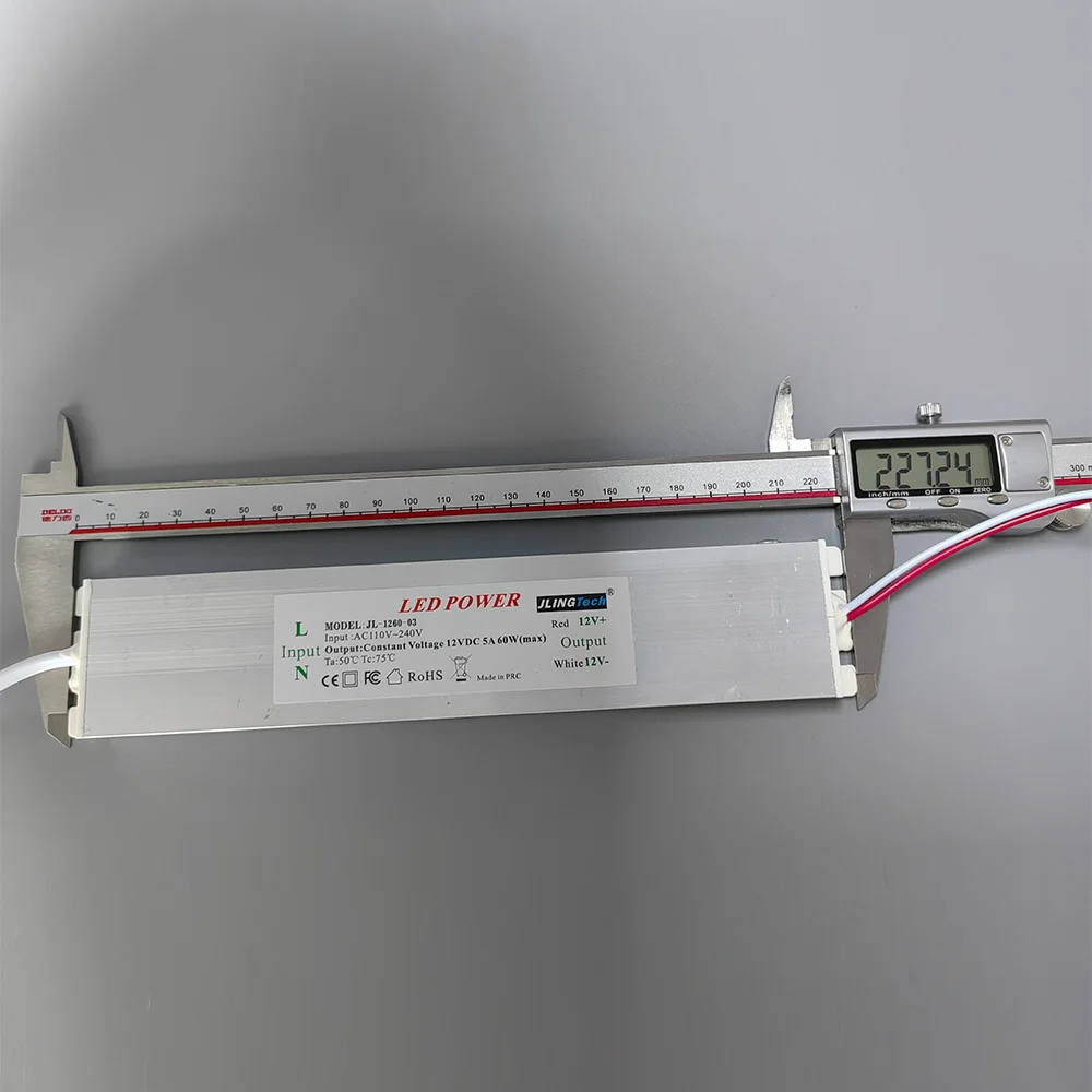 Bathroom Mirror Switching Power Supply 60w Hotel Bathroom Led Mirror Touch Switch