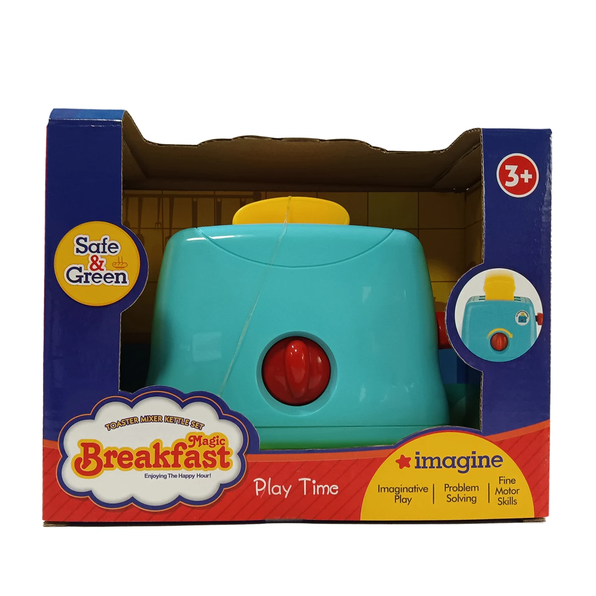 XINYU Bread Roaster Kitchen Toys for Kids Educational Game Boys Girls