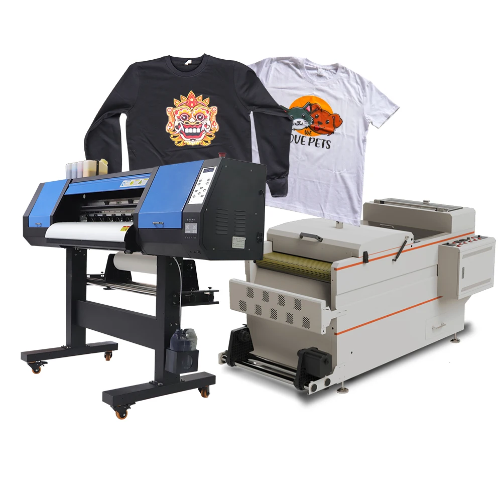 Dtf printer for t shirt inkjet Canvas Bag Tshirt Garment 60cm I3200 DTF Printer Machine for Any Fabric