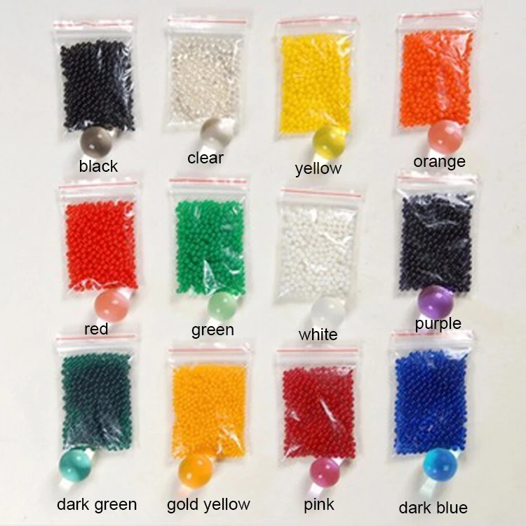 10000 Pcs mixed 11-13 mm Colorful Jelly Gels Water Beads for  Water Gun Toys