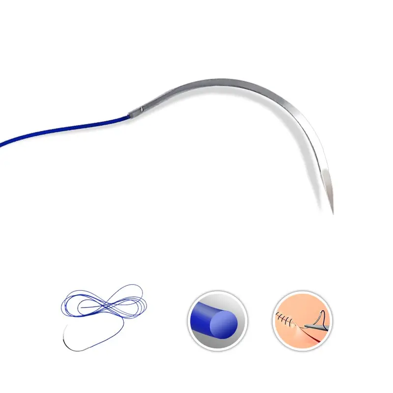 manufacturers thread pdo 2/0 3/0 angle needle medical sutures surgical