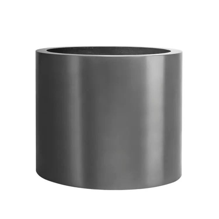 outdoor urban street furniture big stainless steel planters outside garden park aluminium plant box out door metal flower pots