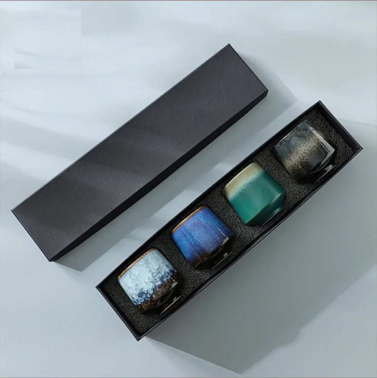 220ml creative business Japanese ceramic coffee tall cup set