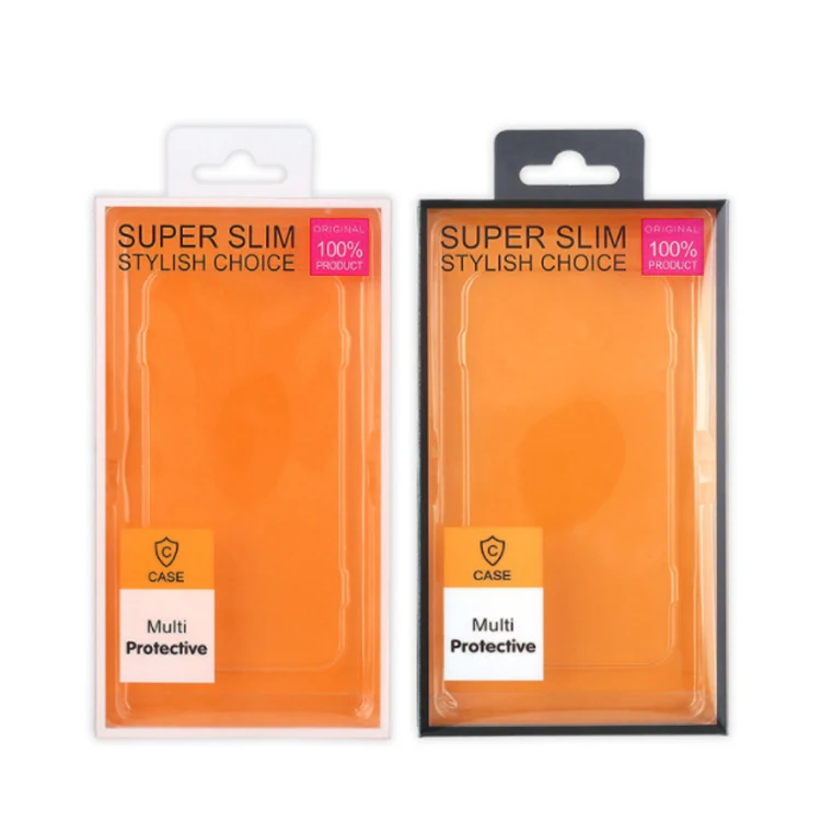Factory Custom New Design PVC Clear Box Packaging Box for Mobile Phone Case Charger