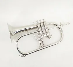 professional  Bb flugelhorn Nickel Plated  Popular Flugel horn