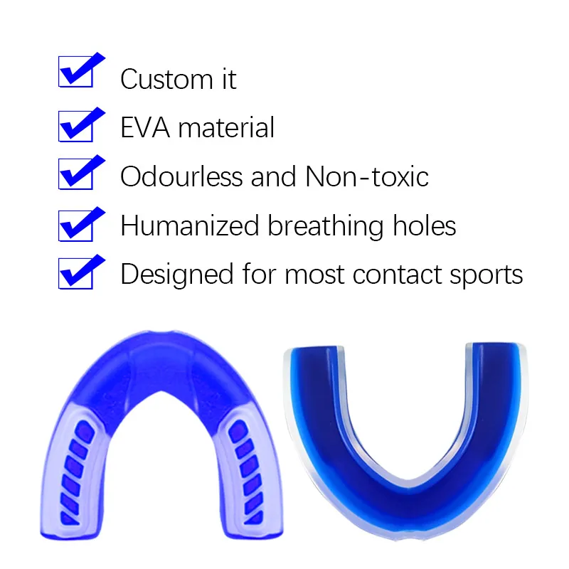 Wholesale Custom EVA teeth grinding football sports american football  mouthguard for boxing
