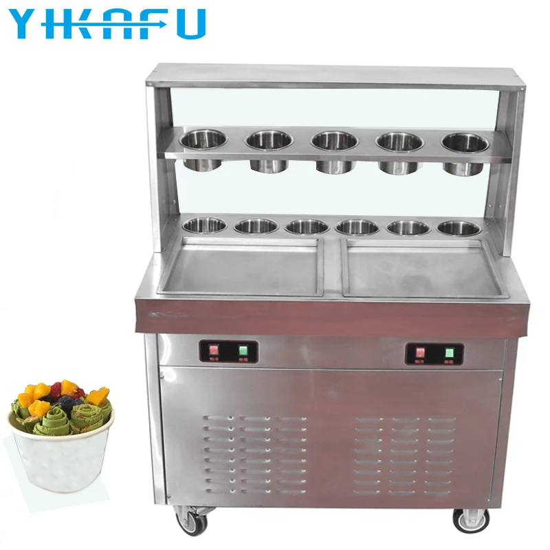 Quality Guarantee Durable fried ice cream  rolls making machine