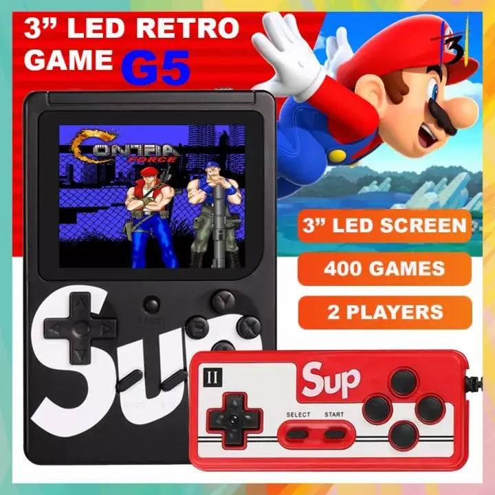 1/2 игроков 400 игр SUP Brand Gameboy ретро мини игровая консоль Gameboy