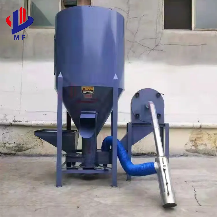 The best-selling agricultural vertical feed grinder is a feed mixer It is an integrated machine for crushing and mixing