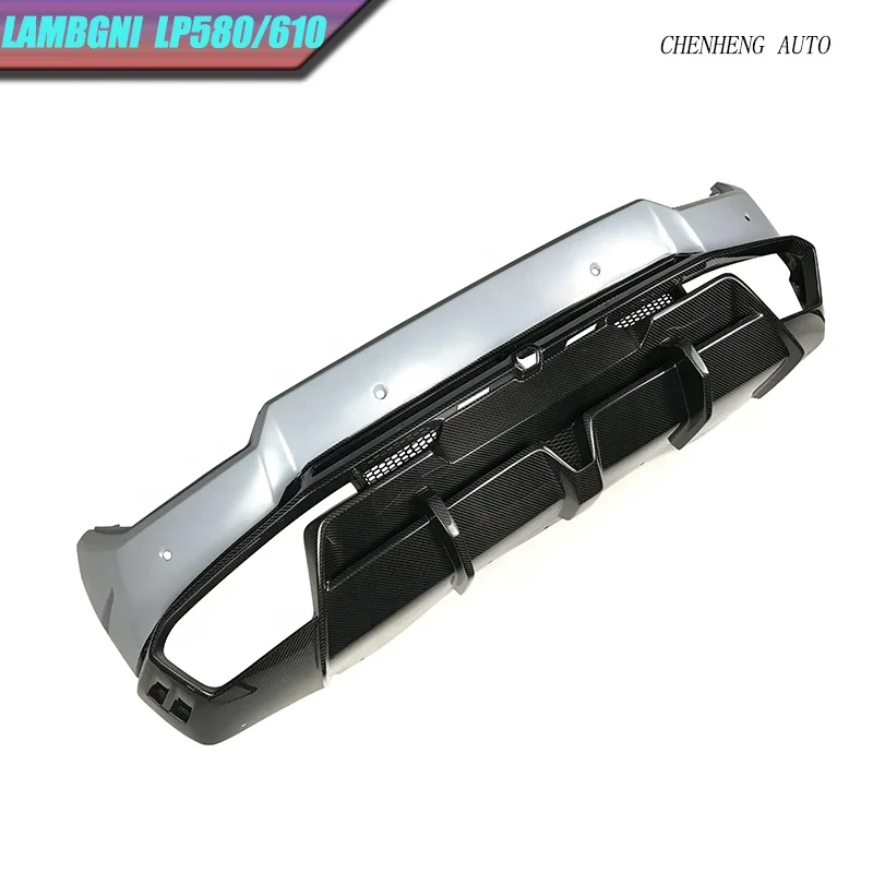 Factory Bumpers  Fit For Lambor LP580LP610 Upgrade to S style Car Body Set  Auto Rear Bumper Back Bumper Carbon Fiber