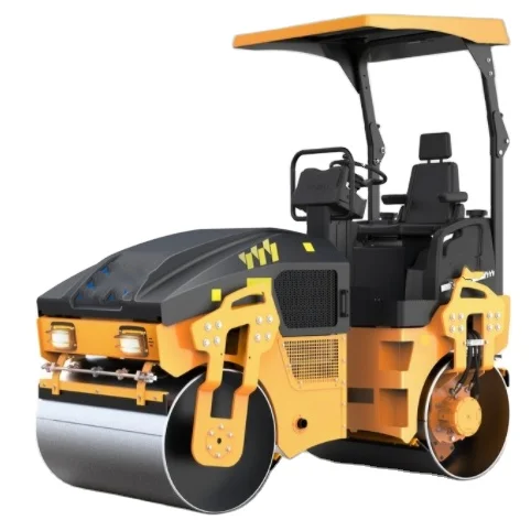 2021 Hot Sale  Road construction machinery 3 ton double drum road roller XMR303