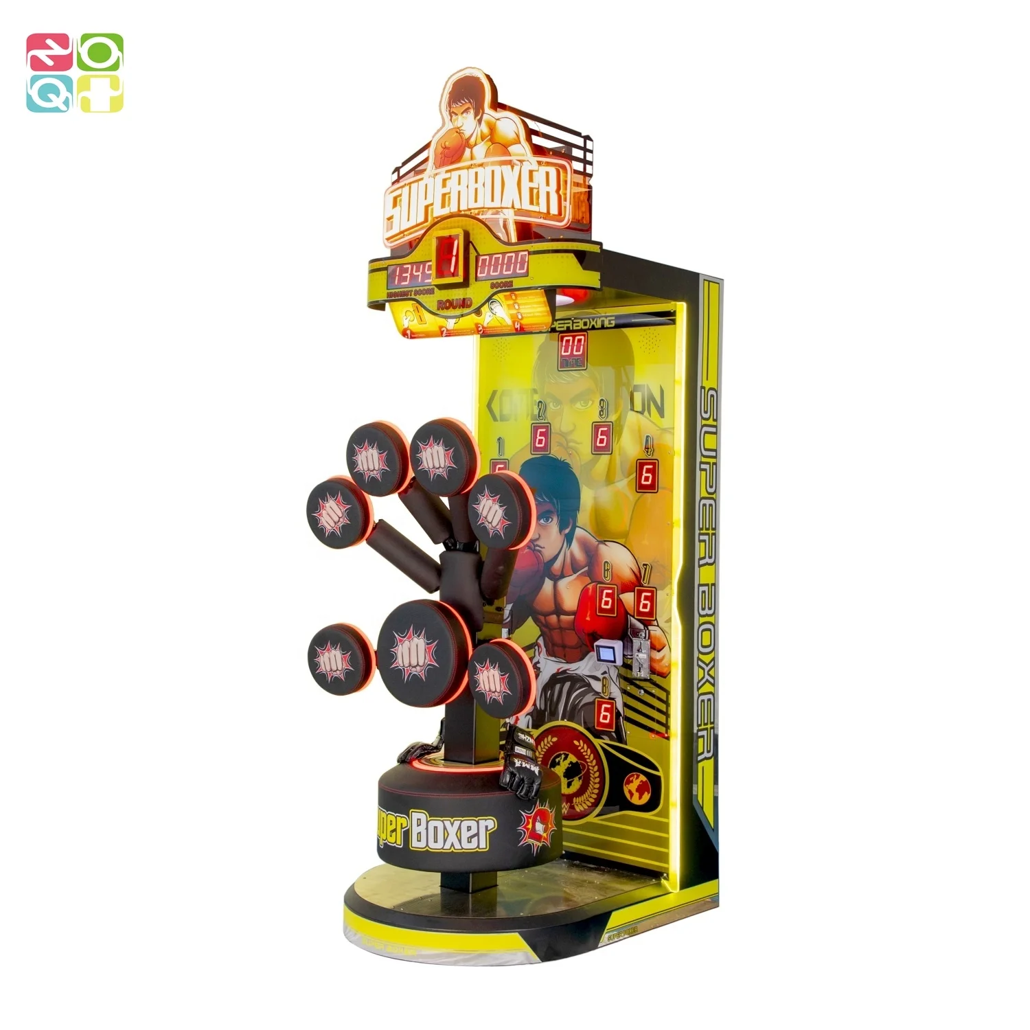 Sport Game 8 Targets Kick And Punch Machine Arcade Game Boxing Game For Entertain