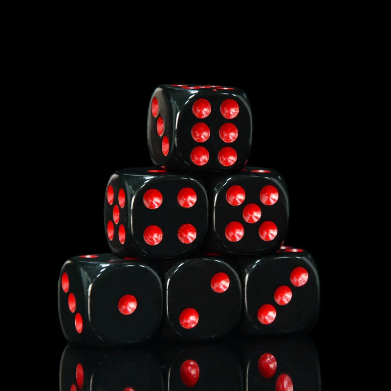 Customized Large Adult Acrylic Resin DND Dice Set Bulk With Logo for Graduation School Ramadan Thanksgiving Diwali