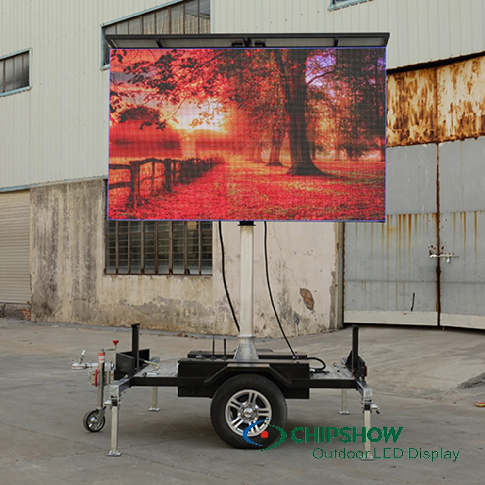Chipshow Outdoor Truck LED mobile advertising LED Trailer Display Screen