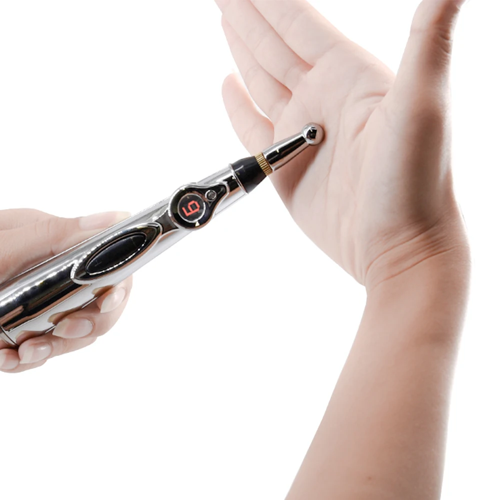 Dropshipping Pain Relief Needle Stimulator Device wholesale OEM ODM 3 heads Digital Pulse Massager Acupuncture Pen