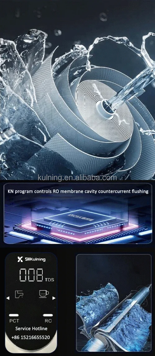 Water Filter 4 Stage Portable Domestic Drinking Water Purifier For Home Reverse Osmosis Water