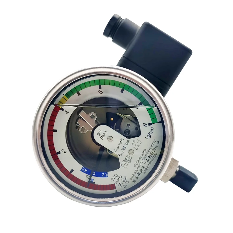 Sulfur Hexafluoride Density Meter Sf6 Gas Density Monitoring Pressure Gauge With Remote Output