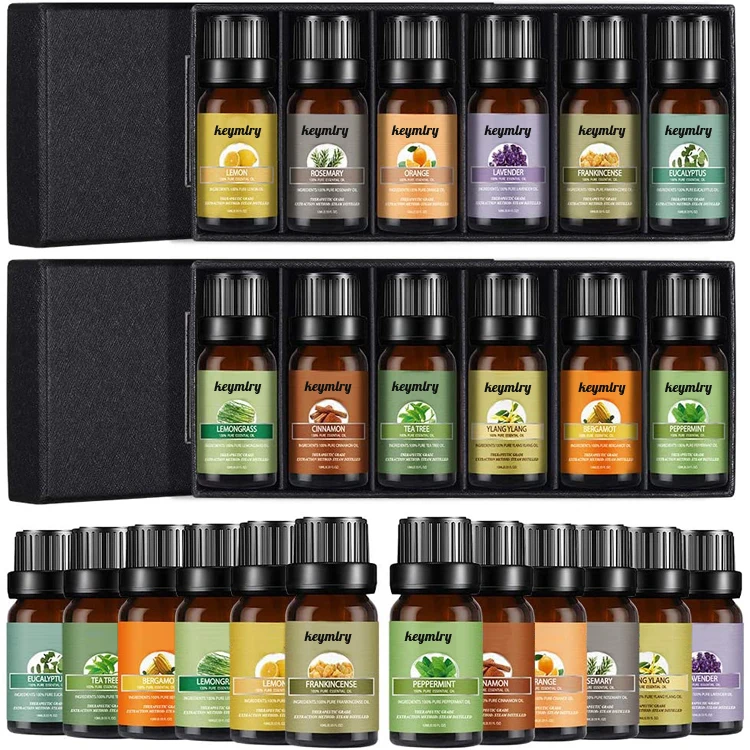 
Wholesale private label 100% Pure Massage Body Aromatherapy Essentials Oil Set 