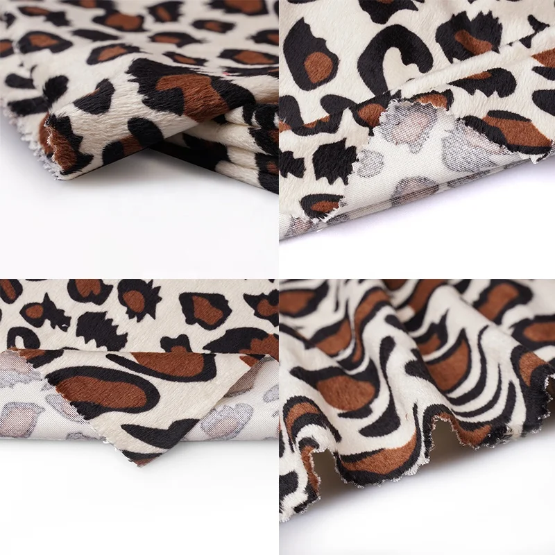 Fashionable Popular Super Soft Skin Friendly Satin Chiffon Print Fabric For Clothing
