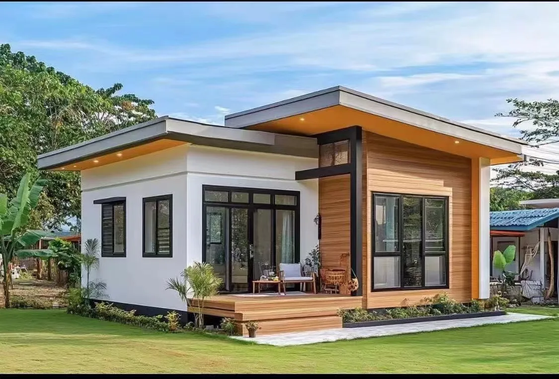 High Quality Prefabricated Summer House for Garden Cheap Wooden SIP View House for Airbnb Rental Granny Flat
