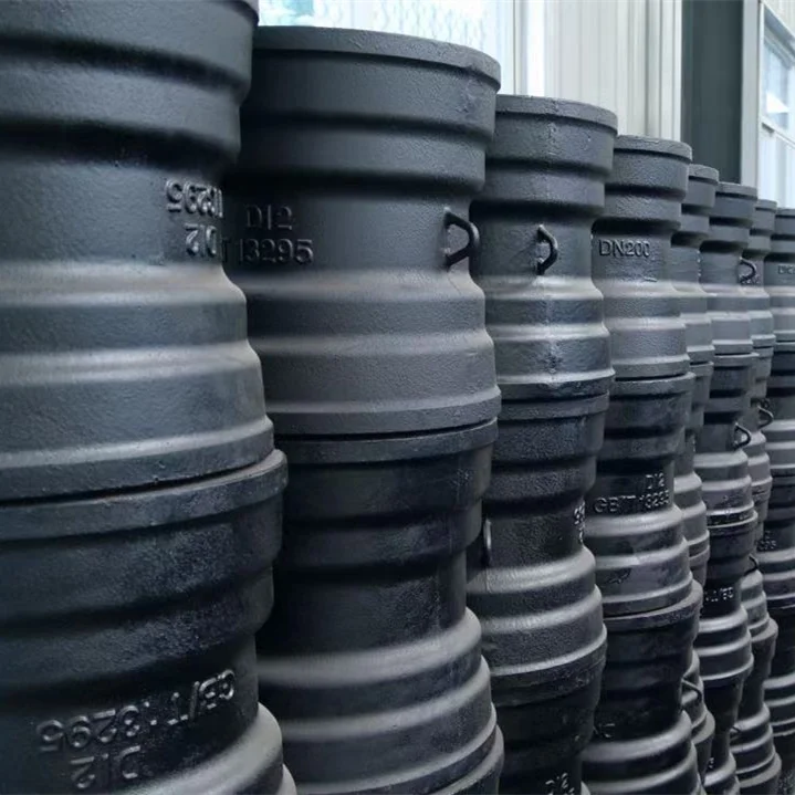 K9 ISO2531 EN545 Zinc Coating Bitumen Painting Ductile Iron Pipe Fittings For Water Pipeline