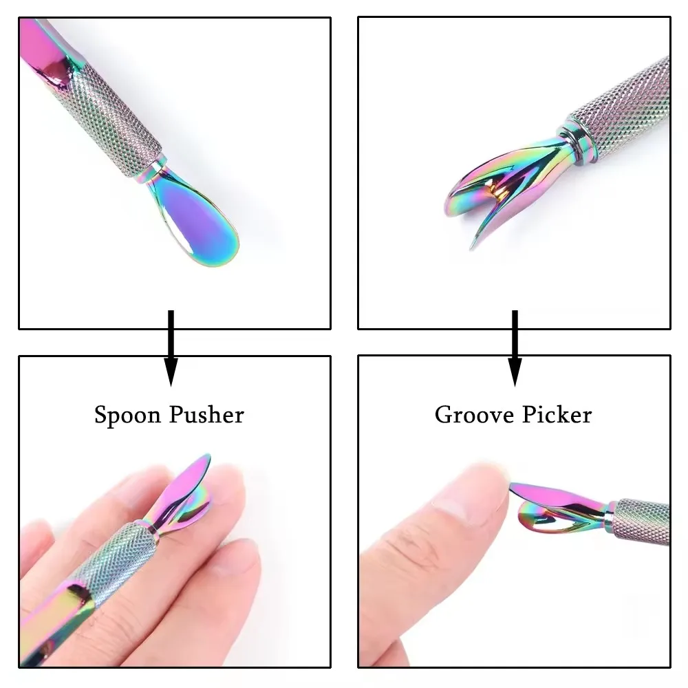 Destly Multi-function Clip C Curve Nail Pinching Tool Magic Wand Acrylic Gel Tips Tweezers Stainless Steel Nail Art Clip Nipper
